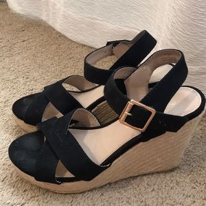 Black wedges | Size 6